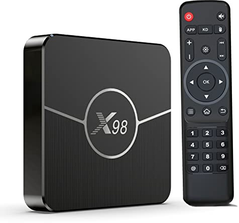 Xilibod X96H TV-box, Android 9.0 TV-box 4 GB RAM/32 GB ROM 4K TV Allwinner H6, upp till 1,5 GHz, H.265 avkodning 2,4 GHz / 5 GHz WiFi smart TV-box (EINWEG)