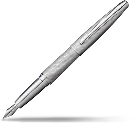 CROSS ATX Sandblasted Titanium Gray Fountain Pen