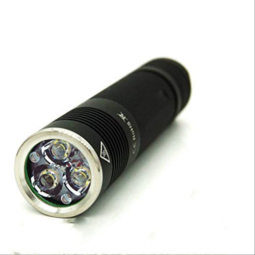 BAJIE Flashlight Flashlight 18650 Flashlight Torch Nichia 219C Light Gray W Battery Charger