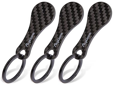 3 Einkaufswagenlöser aus unzerbrechlichem Carbon | Einkaufswagen-Schlüsselanhänger für Frontlader Einkaufswagen | Herausnehmbarer Einkaufswagenchip Einkaufschip Schlüsselanhänger