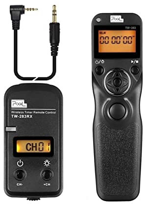 Pixel Kamera Fernauslöser Timer-Fernauslöser TW283-L1 Funk Fernauslöser Kompatibel mit Panasonic lumix fz1000 ii S5 S1H S1R S1M S1 G95 G91 G9 GH5 GH6 G85 G81 GX8 GX7 GH4 GH3 FZ2500 FZ2000 FZ300 FZ200