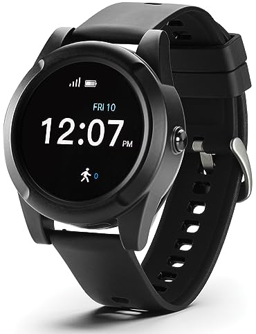 Home & WELLNESS co. SENIOR SAFETY SYSTEM Stride Medical Alert Watch- Assistance Device with GPS Tracking, Emergency Call Button, AT&T Network, Stylish Design