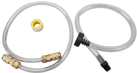 Bootsentlüftungsrohr, 2-teiliges Hartboot-Entlüftungsset, Professionelle, Starke Dichtung für Hydraulische Lenkung (Kunststoffverbinder)