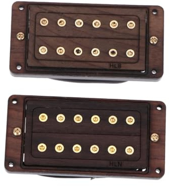 TOPPERFUN Gitarren Tonabnehmer Humbucker Mit Doppelspulen Gitarren Gefertigt Aus Ahornholz Und Kupferdraht