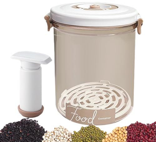 Kongou Set De Envases Al Vacío, Recipientes Para Sellar Al Vacío, Recipiente De Almacenamiento De Alimentos Con Bomba De Aire Manual, Organizador De Almacenamiento Hermético Impermeable