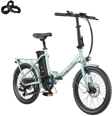 Fafrees F20 Lasting E Bike Klapprad 18,2Ah Akku Straßenzulassung [ Offiziell ] 36V Elektrofahrrad Herren 250W, Ebike Damen 25KM/H, E Mountainbike Erwachsene 120KG, Citybike Elektrisch Fahrrad Pedelec