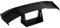 Lot de 2 ailerons arrière de voiture, mini aileron arrière de voiture, spoiler avant de voiture, spoiler de coffre de carrosserie, pièces de voiture, voiture générale (noir)