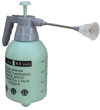 Pulverizador de agua para lavado de coches | 2L pulverizador de agua para plantas - Pulverizador de agua a presión para plantas con barra de extensión, pulverizador de bomba de mano para limpiar