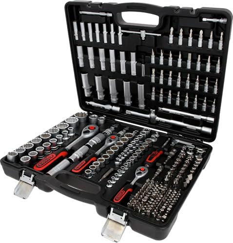 KS Tools 916.0255 1/4+3/8+1/2 Steckschlüssel-Satz 12-kant, 255-tlg