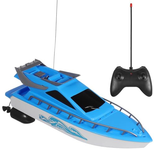 MOLUCKFU 1 Satz Ferngesteuertes Boot Badeboot Hohes Boot Rennboot Schwimmbadboot Kinderspielzeug Elektrisches Spielzeugboot Tragbares Schnellboot- Rc-Boote Für Erwachsene Plastik