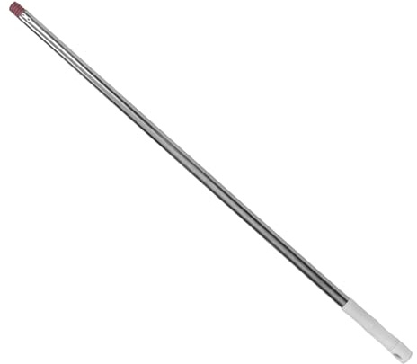 BIUDECO Thick Stainless Steel Broom Handle Replacement Plastic and Mop Rod Grip Rust Resistant Push Broom Pole Compatible with Multiple Cleaning Heads and Versatile Cleaning Random Color