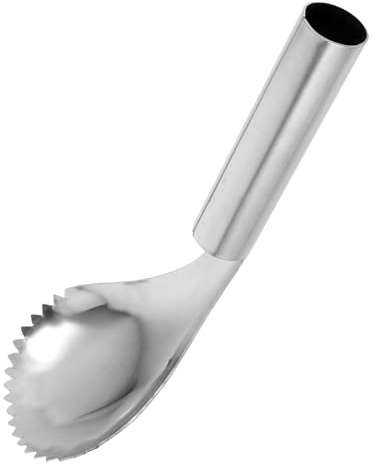 Toyvian Cuillère Évider Citrouille Inox Manuelle Outil Sépérateur Chair Facile à Utiliser Ustensile Cuisine Compact pour Fruits et Légumes