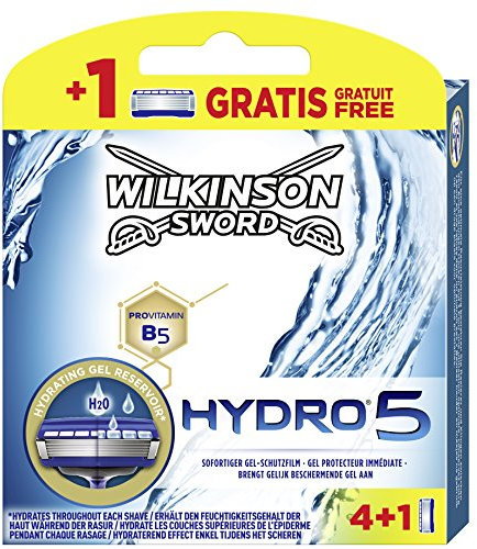 Wilkinson Sword Hydro 5 Rasierklingen für Herren Rasierer, 4 Stück
