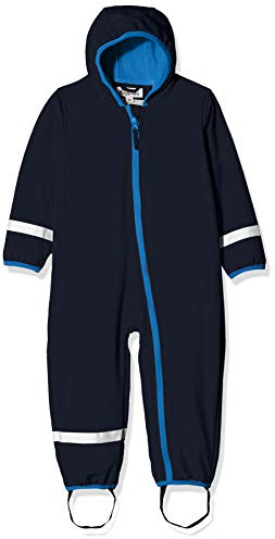 Playshoes Unisex baby softshell jumpsuit fleece fodrad, 11 – marin, 98 cm