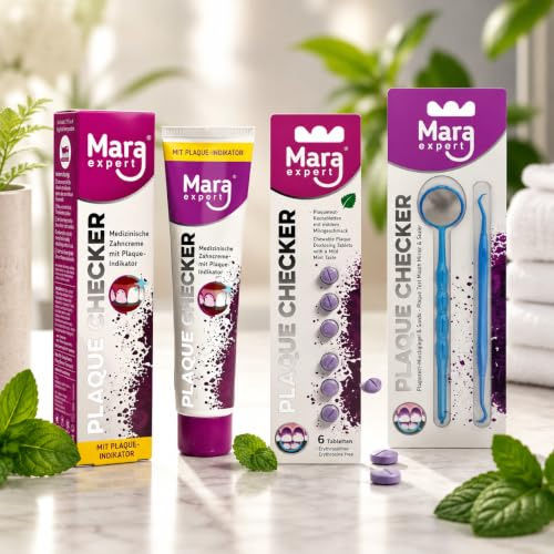 Set di rimozione della placca con pastiglie coloranti, dentifricio colorante, strumento dentale, agente per sorrisi naturali e bianchi, set da 3 e 2 per la cura dei denti