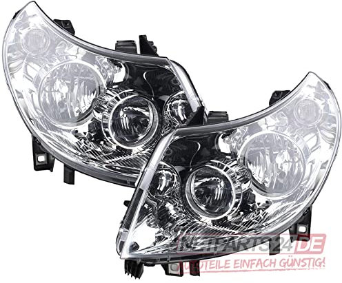 Fari alogeni anteriori adatti per Fiat Ducato dal 2006-2010 Set H7 H1 LR