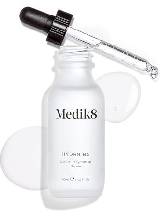 Medik8 Hydr8 B5 - Flüssiges Rehydrations-Serum mit Hyaluronsäure - Regeneriert, glättet und polstert die Haut auf - Ideal für normale bis empfindliche Haut - 30ml