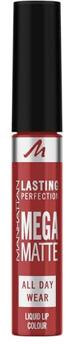 Manhattan Lasting Perfection Mega Matte Liquid Lip Colour 500, 7,4 ml