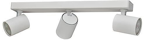 Oktaplex Bora Deckenstrahler 3-flammig weiß inkl. Leuchtmittel | stufenlos dimmbar GU10 400lm 2700K warmweiß 5W 230V - Spotbalken