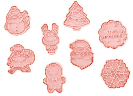Alipis 16piezas Moldes De Galletas De Navidad Cortadores De Fondant De Para Hornear De Repostería y Decoraciones