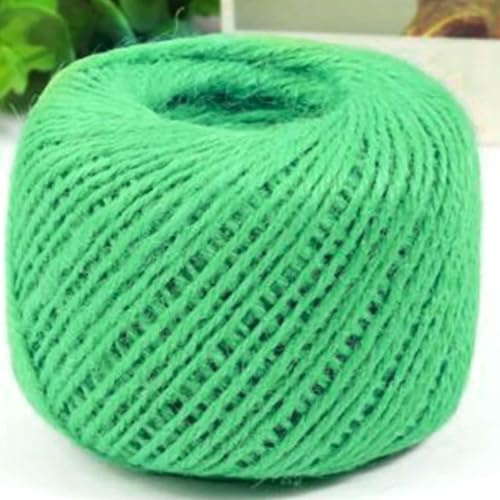 VICIYOO Ficelle de sisal Naturel 1 pli 2 mm Décoration de Mariage Rustique 50 mètres Ficelle de Jute Corde de Jute Fine torsadée Cordon de Bricolage