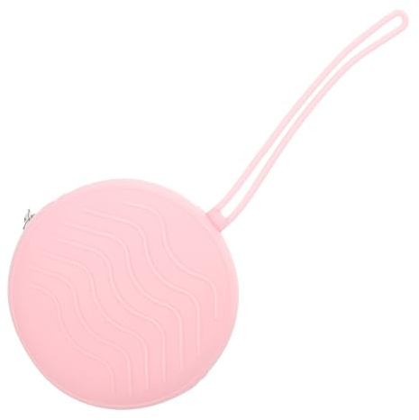 ibasenice Leichtes Auslaufsicheres Silikon aufbewahrungsbox für Menstruationstassen Staubgeschützt und Tragbar als Organizer für Büro und Alltag Komfortable Perioden tasche für Anfänger und