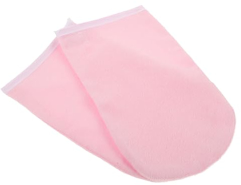 EPIGEIST 2 Pezzi Guanti per Paraffina Rosa Vestibilità Adattabile e Interno Liscio, Guanti per Trattamento Mani Spa Estetista
