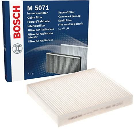 Bosch M5071 Standard Cabin Filter, Replacement Filter - Filters Pollen and Dust for Cleaner Air Inside the Vehicle