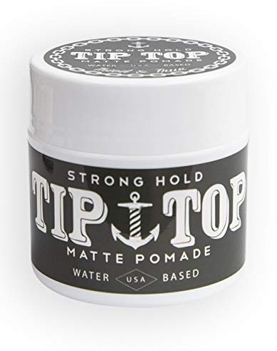 TIP TOP Matte Water Based Strong Hold Pomade 4.25oz