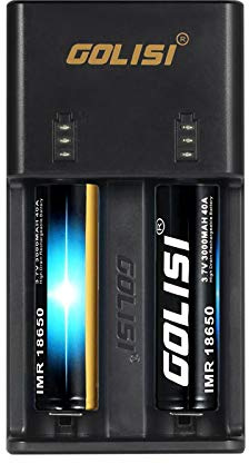 Deutsche Version | Golisi O2 SMART Lithium-Ionen Akku Ladegerät | USB | 2A Schnelladen | Auto Start/Stop | Intelligent