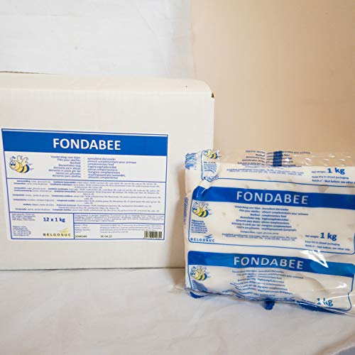 Fondabee bakers fondant - beekeeping supplies uk - bee feed food 1kg - 12kg (1 x 1kg)