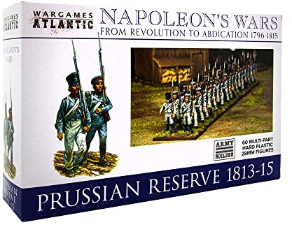 Wargames Atlantic Napoleons Wars: Preußisches Reservat 1813–1815 (60 mehrteilige Hartplastik-Figuren, 28 mm)