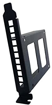 JMT Support de montage en métal PCI 6,3 cm IDE/SATA/SSD/HDD Support de montage sur panneau arrière pour disque dur Plateau d'adaptateur Caddy avec câble de données SATA (support pleine hauteur)