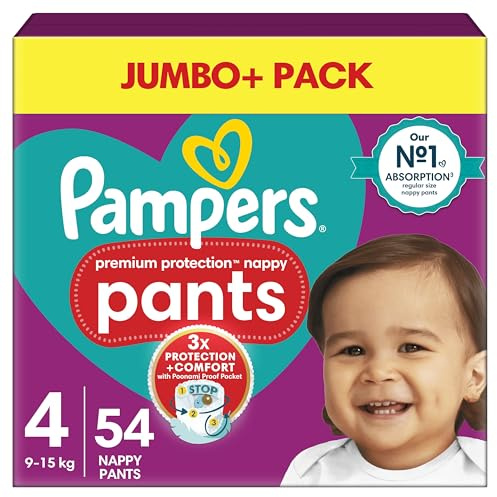 Pampers Premium Protection Nappy Pants S4 x54
