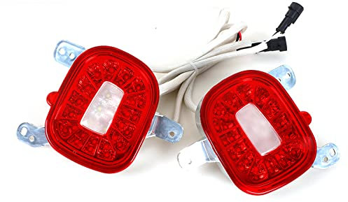 CarWorld rücklicht Für Jeep Renegade 2015-2019 Optic Red LED Heckstoßstange Reflektoren Nebelschlussleuchten Rückfahrscheinwerfer