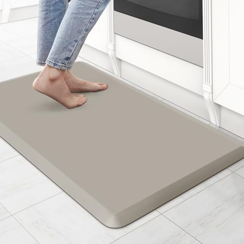 KitchenClouds Khaki,17.3x28, Anti-Fatigue Mat
