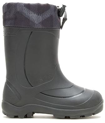 Kamik Kids' Snobuster 2 Winter Boots, Black/Charcoal - 8 Toddler