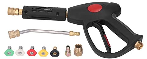 Pulvérisateur à haute pression 4000 PSI 1/4in Joint Foam Blaster Pulvérisateur à mousse avec 7 embouts de buse Buse réglable Nettoyeur haute pression Accessoires pour lavage de voiture