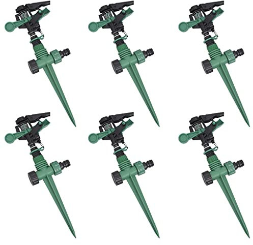 SKM Arroseurs à Impulsion de Jardin 6 pcs, Weight:0.8 kg,40847