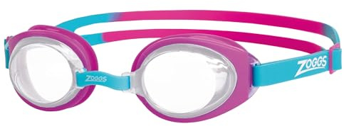 Zoggs Little Ripper Pink Turquoise Clear