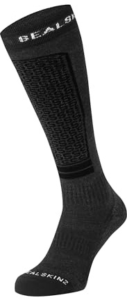 SEALSKINZ | Northwold | Solo Knee Length Thermal Ski Sock | Skiing & Winter Sports | Merino Wool | Absorbs Shock