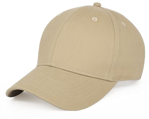 Artexia Keps med visir för män och kvinnor, 100 % bomull, unisex, justerbar basebollkeps, presentidé