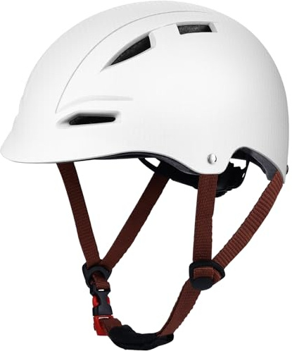 ROXX CRASEN Bike Helmet For Adults,260g Lightweight Commuting Road Biking Skating Helmet for Men Women, US CPSC & EU CE Standard, Adjustable Size 50-59cm