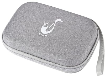 Reedss Case, Portable Clarinet Reeds Case, Muspor Reedss Case Storage Bag Reeds Carrying Holder for Clarinet Saxophone 20Pcs Storage Capacity (Grey)