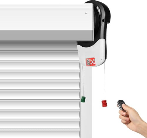 VBVARV Electric Roller Door Opener, Equipped with Two Remote Control, Allows for Convenient Remote Operation Ideal for Garages Warehouses and Barns