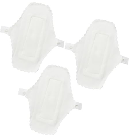 Hohopeti Wiederverwendbare Damenbinden aus Wasserdichtem Stoff Waschbar 180mm 3 Stück für Reisen Damenhygiene