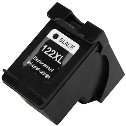 Keenso skrivarbläck med bläckhål för Deskjet1000 1050 2000 2050 2510, stark kompatibilitet, förlustfri skrivare, svartfärgglad, BK 20 ml, färg 14 ml (svart)