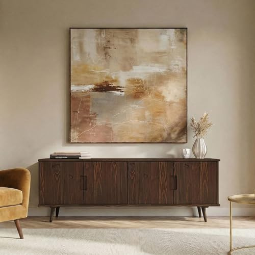 IDIMEX Tivoli Lowboard 150 cm aus Massivholz, Nussbaum Finish - TV Lowboard mit verstellbaren Einlegeböden, Wohnzimmermöbel, Wohnzimmer Sideboard, TV Schrank, robust und alltagstauglich