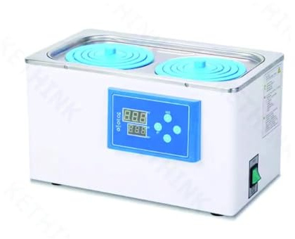 Vattenbad, Laboratoriebruk 2 hål 6 liter termostatiska vattenbadmaskiner