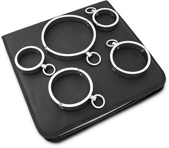 SM Bondage Set 5-teilig Fesselset Edelstahl Erotik Spielzeuge Metall für Männer Frauen Paare Fesseln Sex